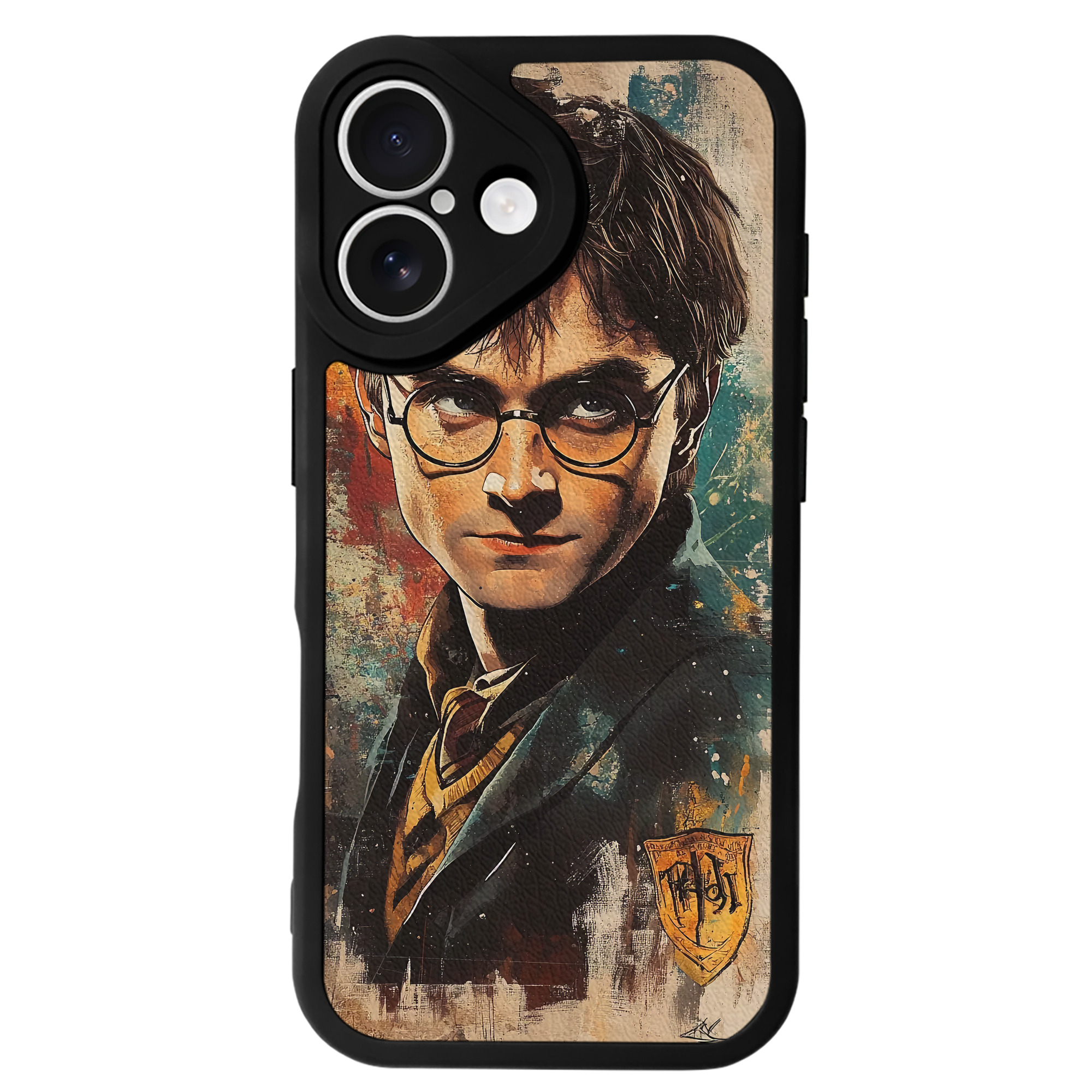 （画像用） Harry Potter ハリー・ポッターシリーズ 【iPhone 16シリーズ対応】シリコンスマホケース（レザー調） 材質：シリコン